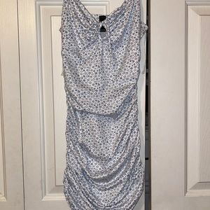 Blue floral mini Dress